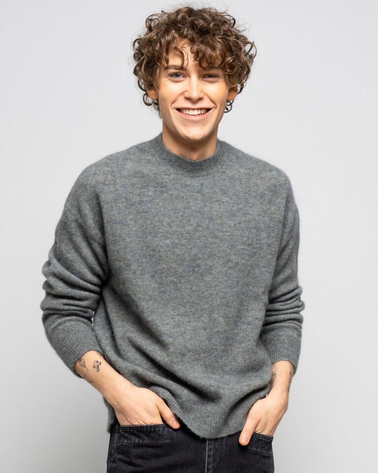 HUDSON (SuperKid Mohair / Extra Fine Merino Sweater)